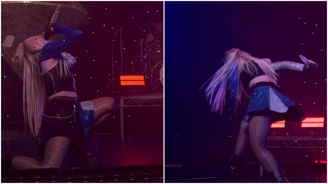 Ünlü şarkıcı Ava Max'a sahnede tokat şoku!