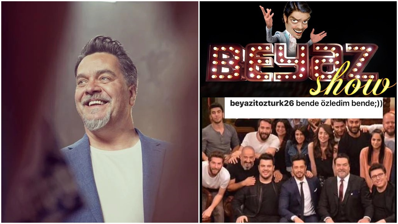 Beyazıt Öztürk'ten heyecanlandıran paylaşım! Beyaz Show yıllar sonra geri dönüyor