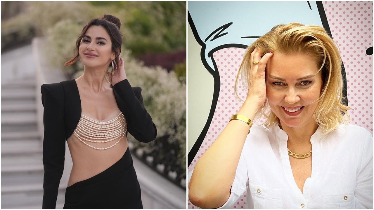Eda Ece'nin düğününde giydiği siyah göğüs dekolteli elbiseyle nefes kesmişti! Nesrin Cavadzade'ye Didem Uzel'den eleştiri
