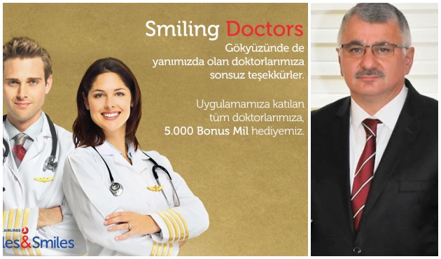 Türk Hava Yolları'ndan doktorlara 5 bin mil jesti!