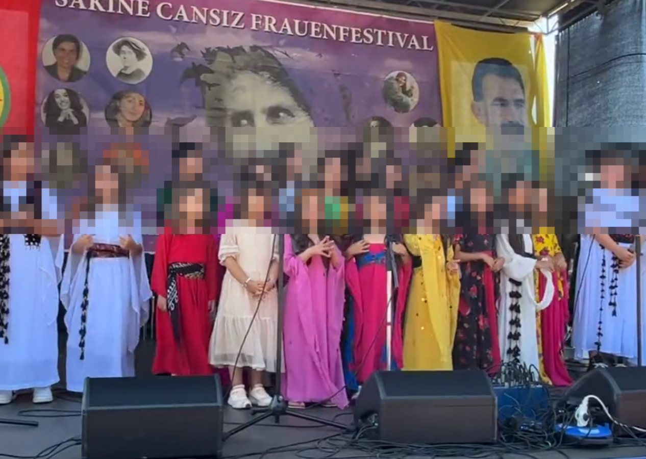 İsviçre'de PKK skandalı: Terörist Sakine Cansız'ı anma etkinliğine çocuklar da alet edildi...