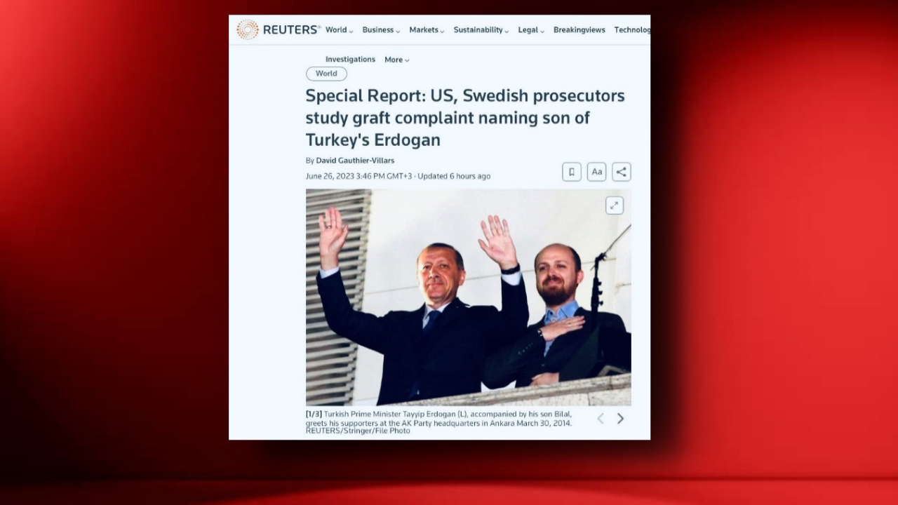 Cumhurbaşkanı Erdoğan ve ailesini hedef alan Reuters'a AK Parti'den sert tepki: Masa başı operasyonu!