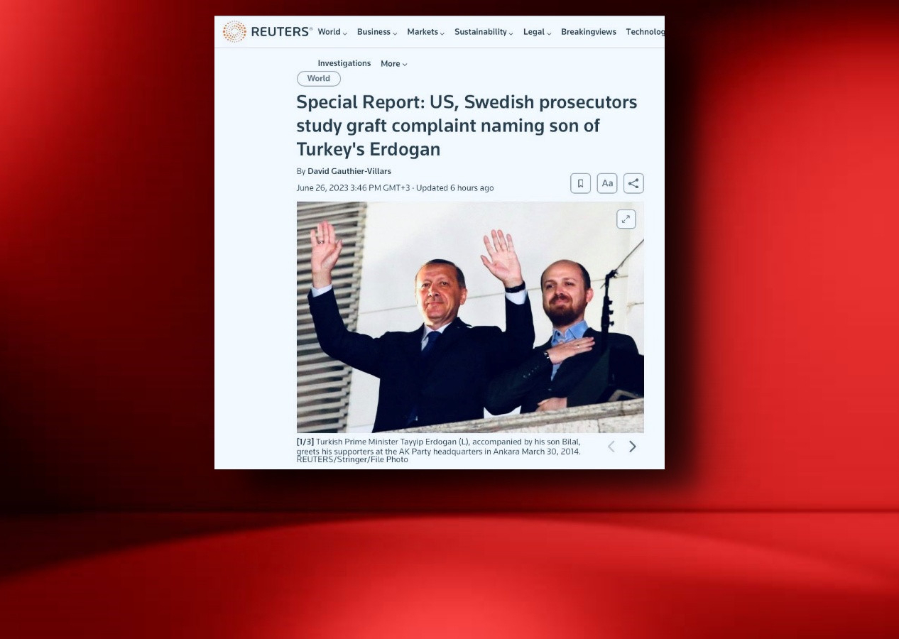 Cumhurbaşkanı Erdoğan ve ailesini hedef alan Reuters'a AK Parti'den sert tepki: Masa başı operasyonu!