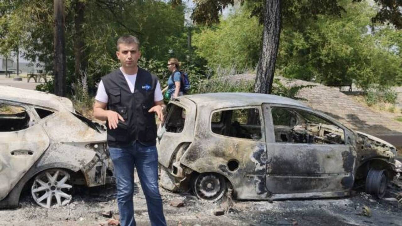 Fransa'da AZTV çalışanlarına şok! Silahla tehdit edildiler...
