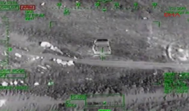 Cudi Dağı'nda ATAK helikopteri, PKK'nın bombalı aracını vurdu!