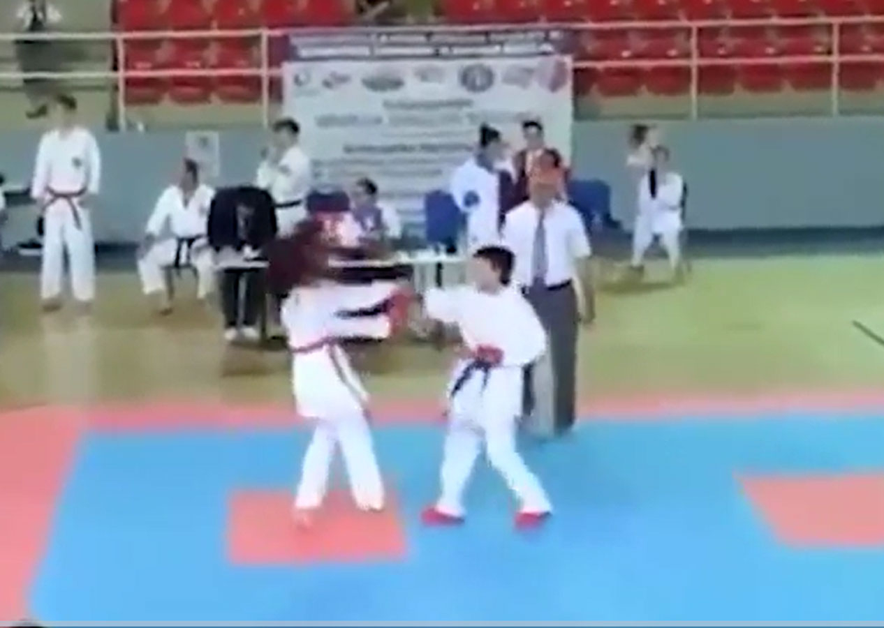 Ermeni sporcudan Azerbaycanlı rakibine çirkin hareket