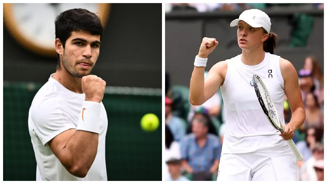Wimbledon'da Carlos Alcaraz ve Iga Swiatek devam dedi!