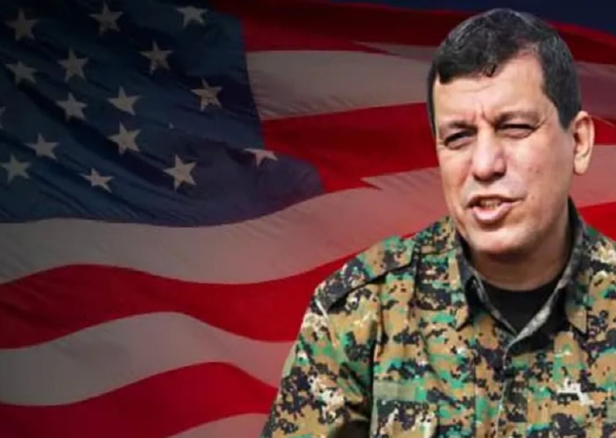 PKK/YPG'li teröristbaşı Mazlum Kobani'den hadsiz sözler! Böldü, parçaladı...
