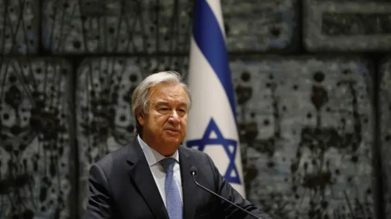 Birleşmiş Milletler Genel Sekreteri Antonio Guterres İsrail'i kınadı!