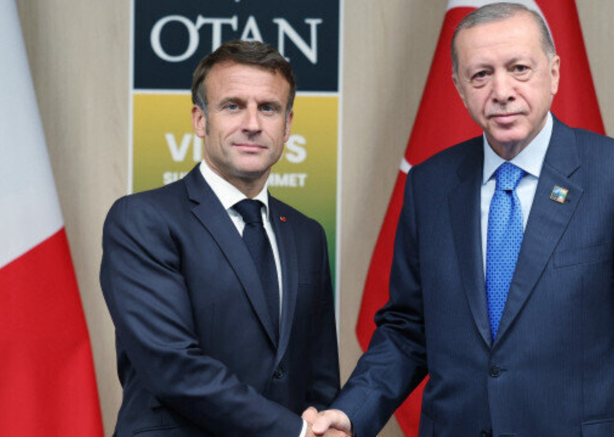 NATO'da kritik zirve: Erdoğan, Fransa Cumhurbaşkanı Macron ile bir araya geldi!