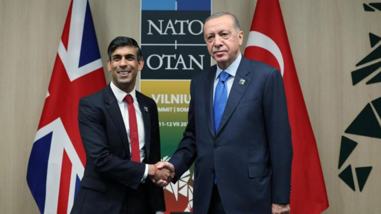 Erdoğan ile İngiltere Başbakanı Rishi Sunak görüştü!