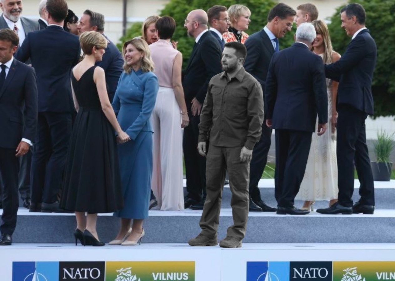 Volodimir Zelenski'nin NATO Zirvesi'ndeki yalnızlığı: Bin kelimeye bedel bir fotoğraf...
