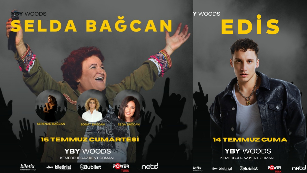 Selda Bağcan ve Edis İstanbul’un En Büyük Açık Hava Sahnesi YBY Woods’ta