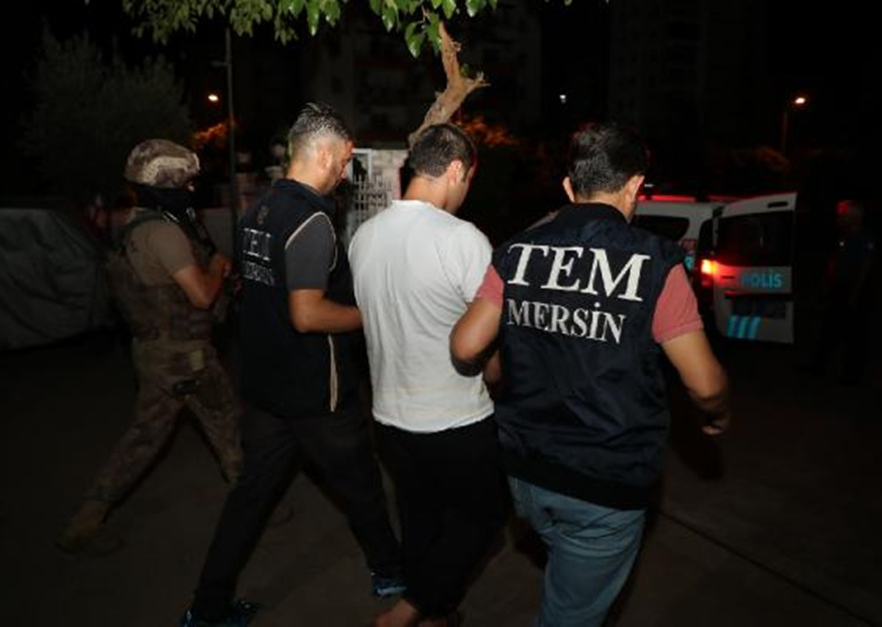 Mersin'de PKK operasyonu! 11 kişi gözaltına alındı, 3 şüpheli aranıyor