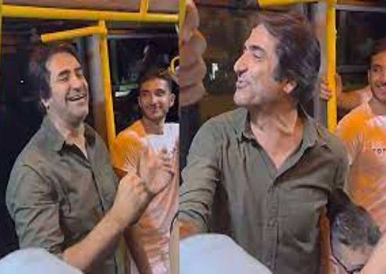 Mahsun Kırmızıgül minibüste şarkı söyledi