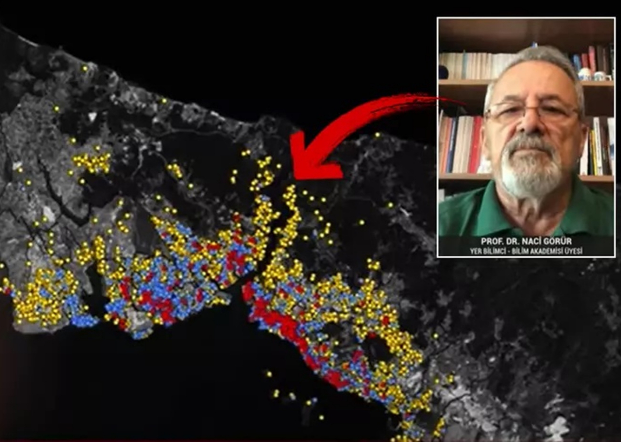 Prof. Dr. Naci Görür'den İstanbulluları tedirgin eden analiz! KİPTAŞ'ın haritasını değerlendirdi, o bölgeyi işaret ederek uyardı: Ciddi bir eksiklik görüyorum, depremin şiddeti o bölgede daha fazla