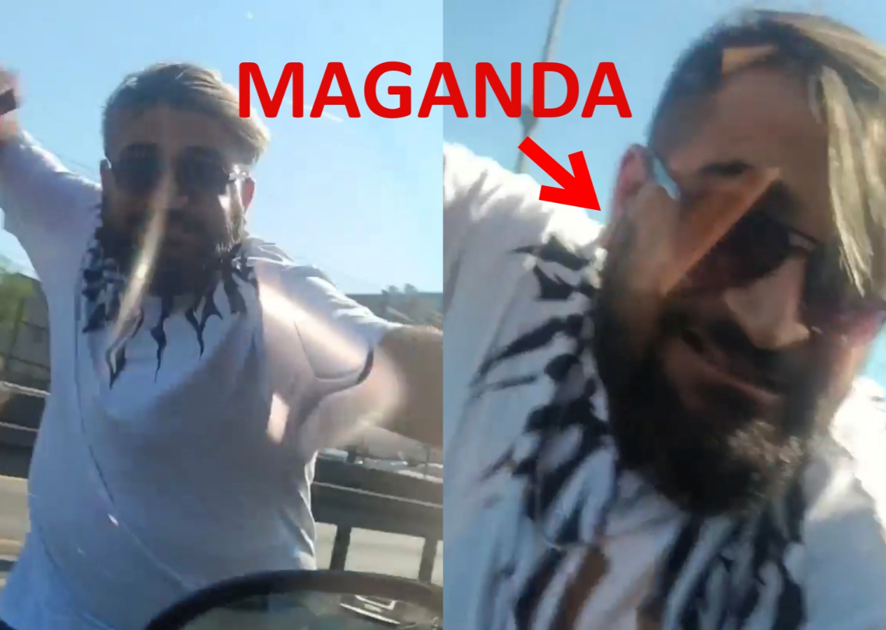 Trafikte yol kesen maganda, hamile kadının olduğu arabayı yumrukladı!