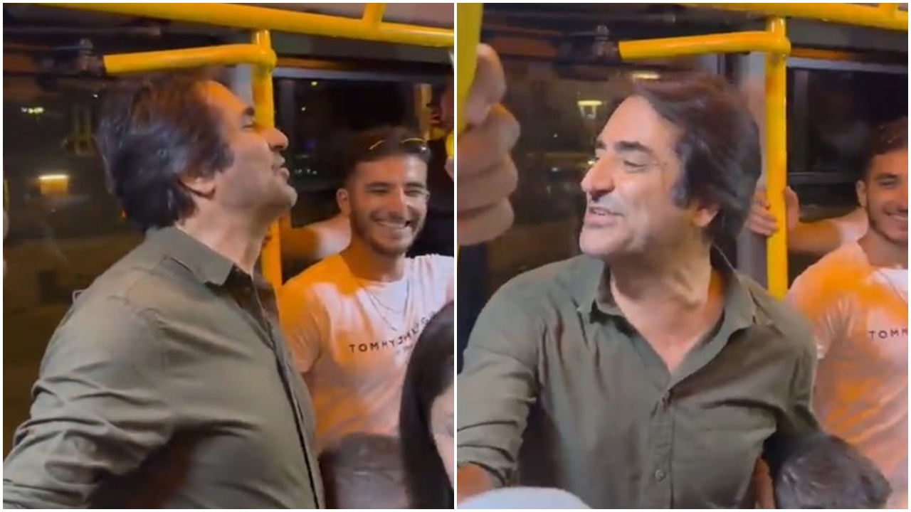 Minibüste şarkı söylediği görüntüler gündem oldu! Mahsun Kırmızıgül'e iş teklifi