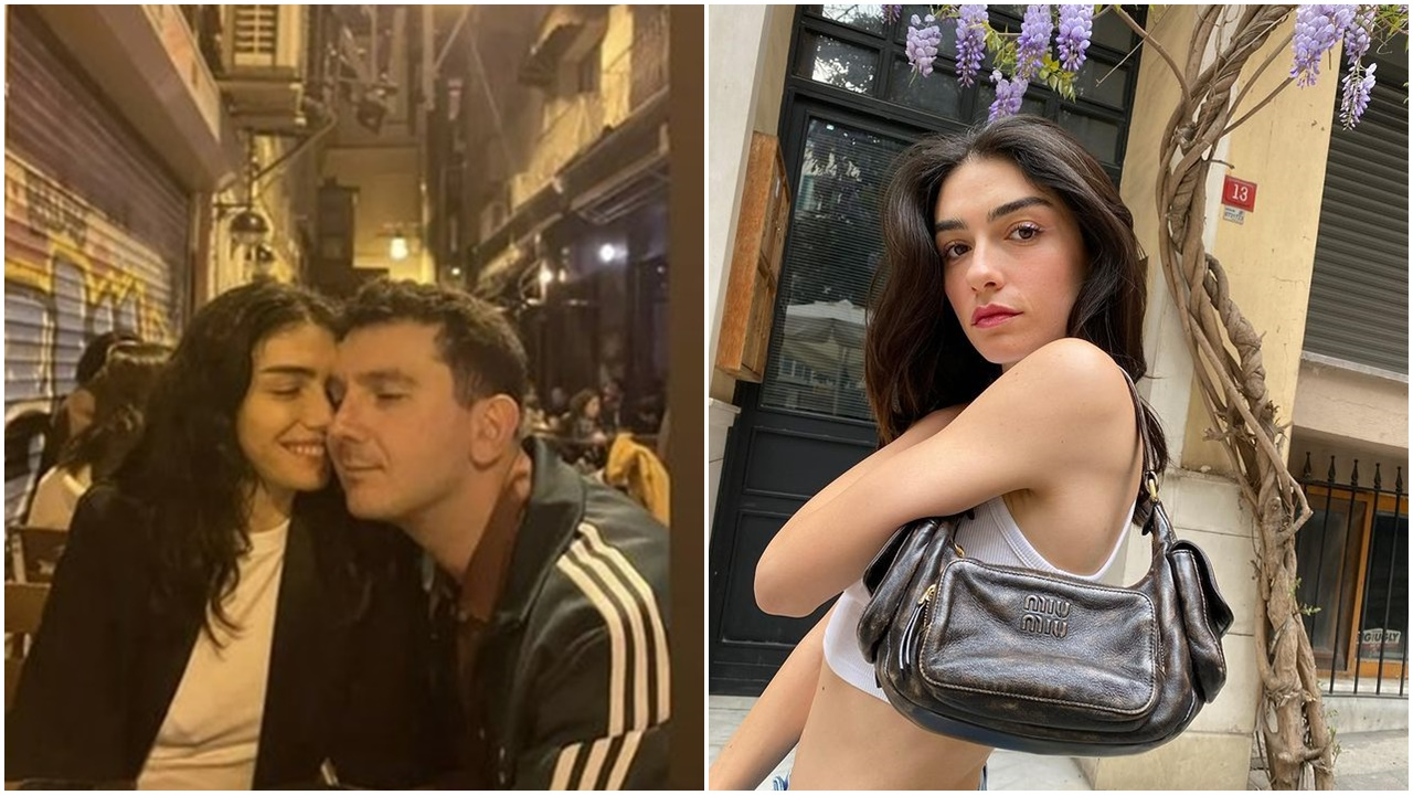 Hazar Ergüçlü ile Kutay Soyocak'tan aşk pozu!