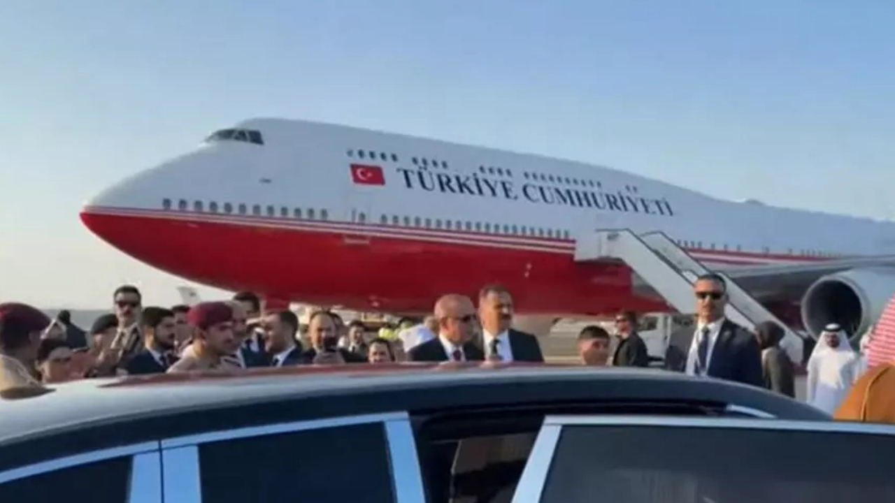 Cumhurbaşkanı Erdoğan, Körfez turunun ikinci durağı olan Katar'a geldi!