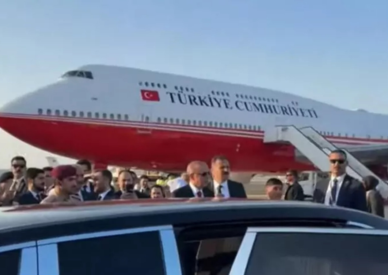 Cumhurbaşkanı Erdoğan, Körfez turunun ikinci durağı olan Katar'a geldi!