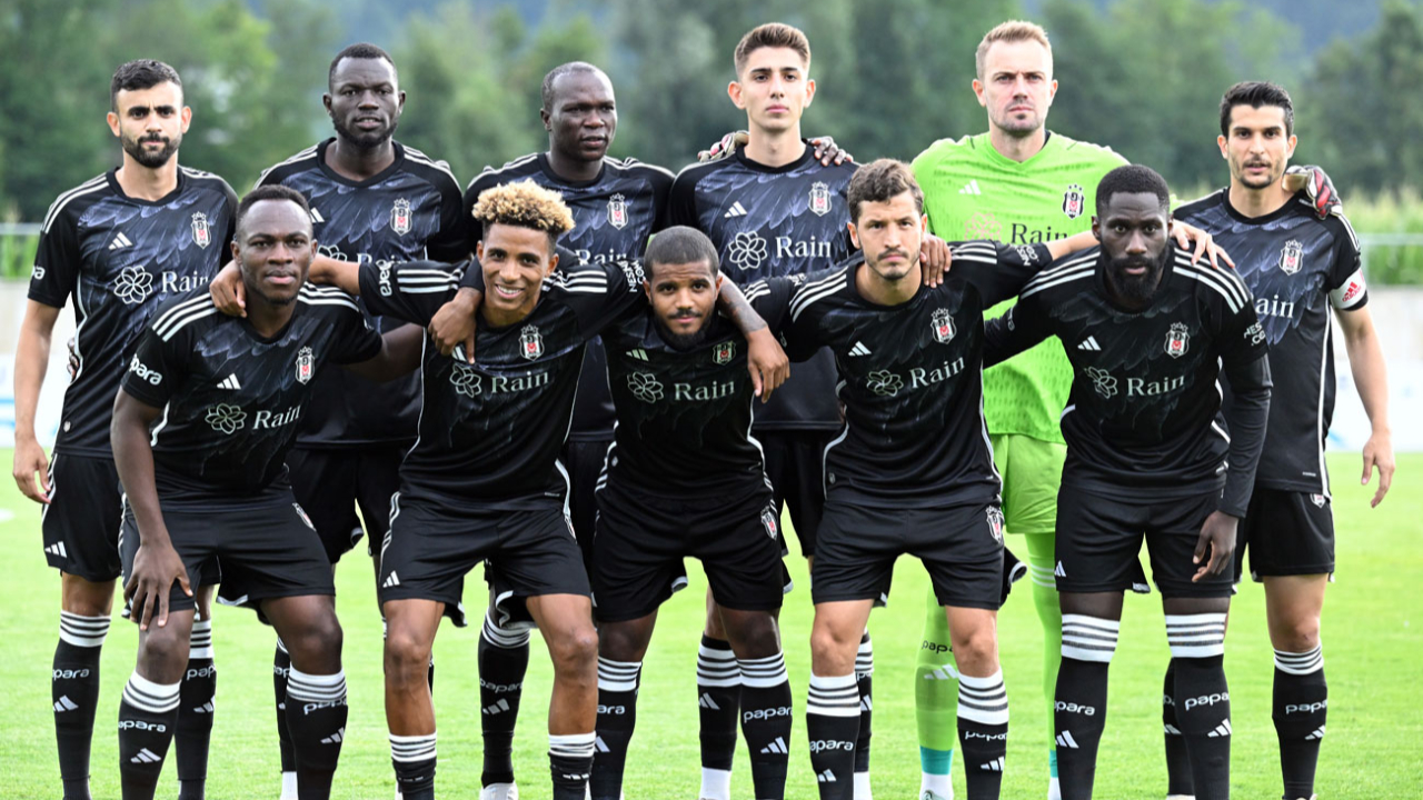 Beşiktaş'tan hazırlık maçında 4 gollü prova