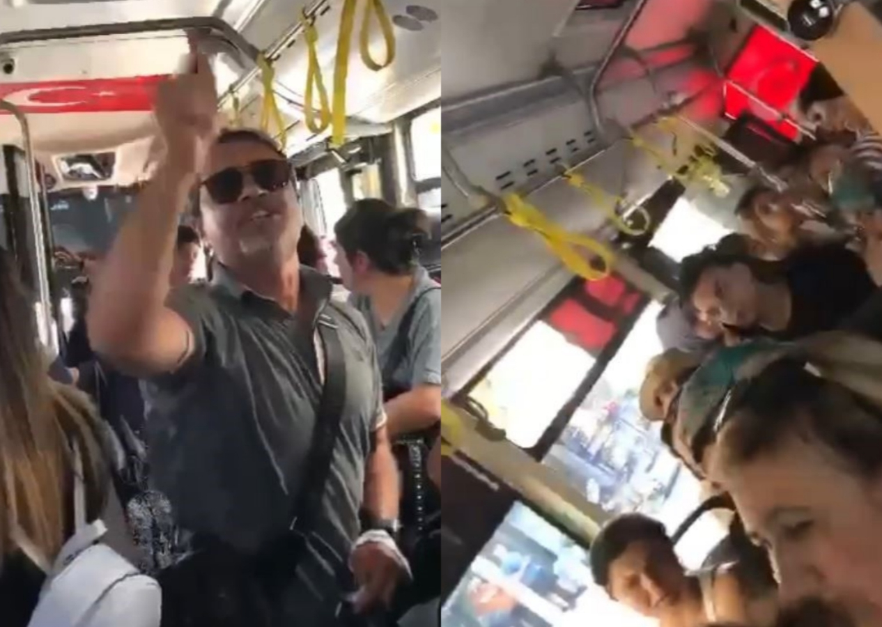 Halk otobüsünde 'klima' tartışması çıkınca şoför aracı durdurdu: Tartışma daha da büyüdü