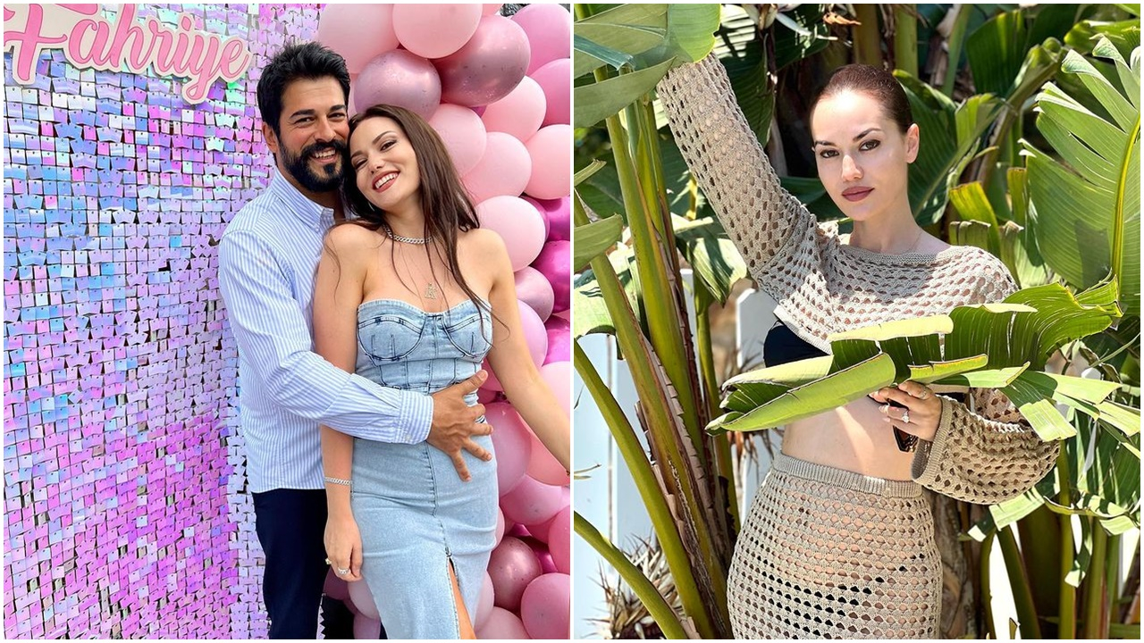 Fahriye Evcen'in tatil pozu olay oldu! Yüzündeki değişim dikkat çekti