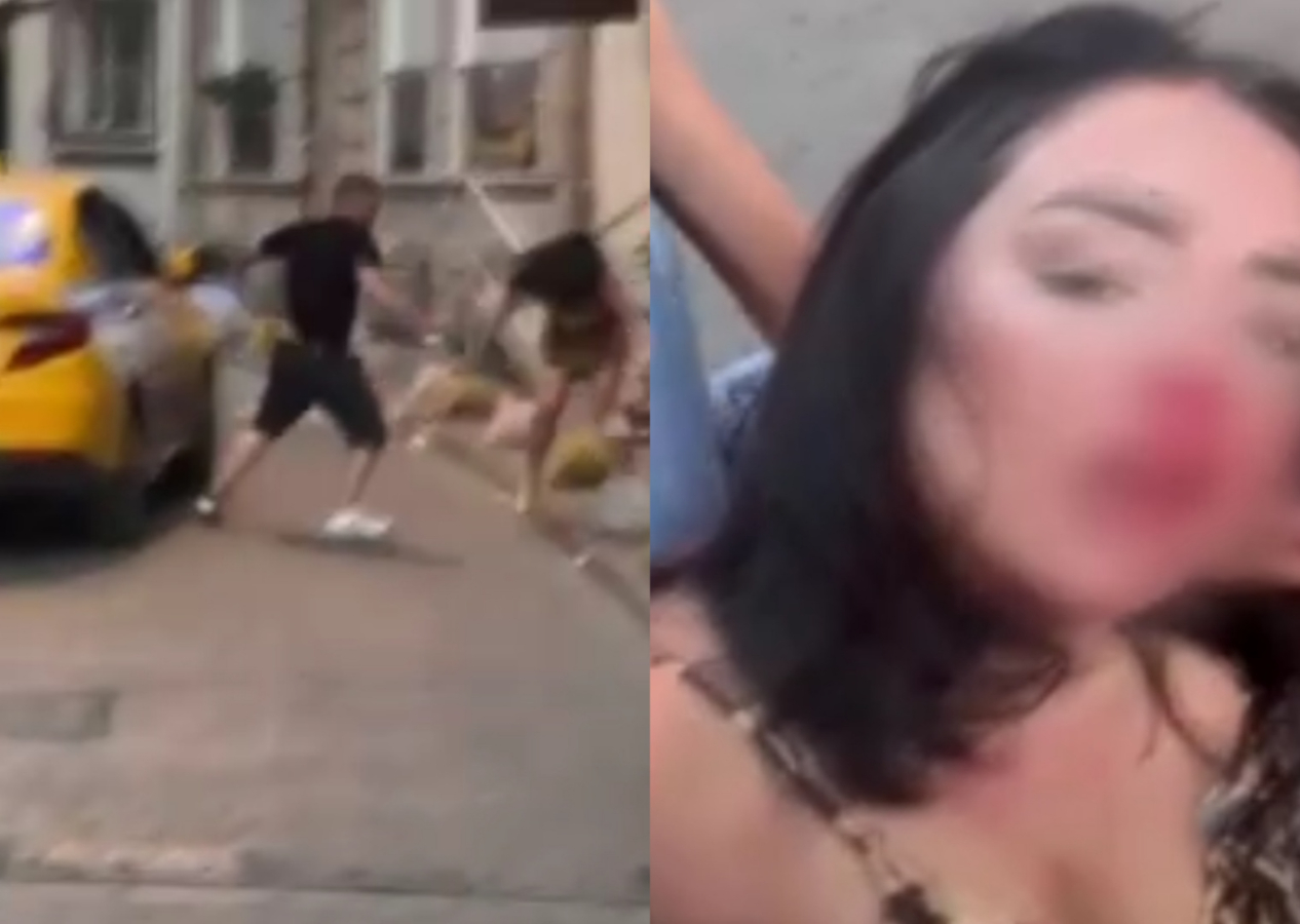 Taksici, fazla para istediği yabancı kadını parayı vermeyince öldüresiye dövdü!