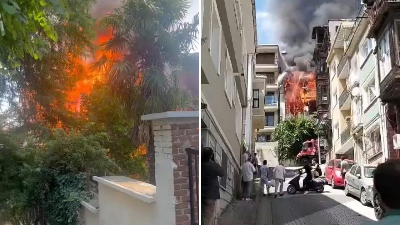 Sarıyer'de korkutan yangın! Çok sayıda ekip olay yerinde...