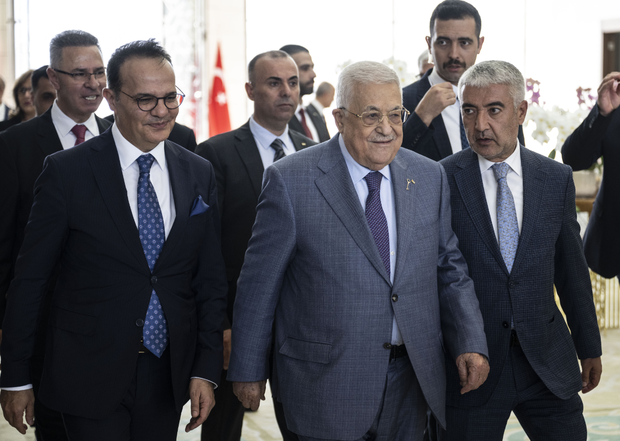 Filistin Devlet Başkanı Abbas Türkiye'ye geldi