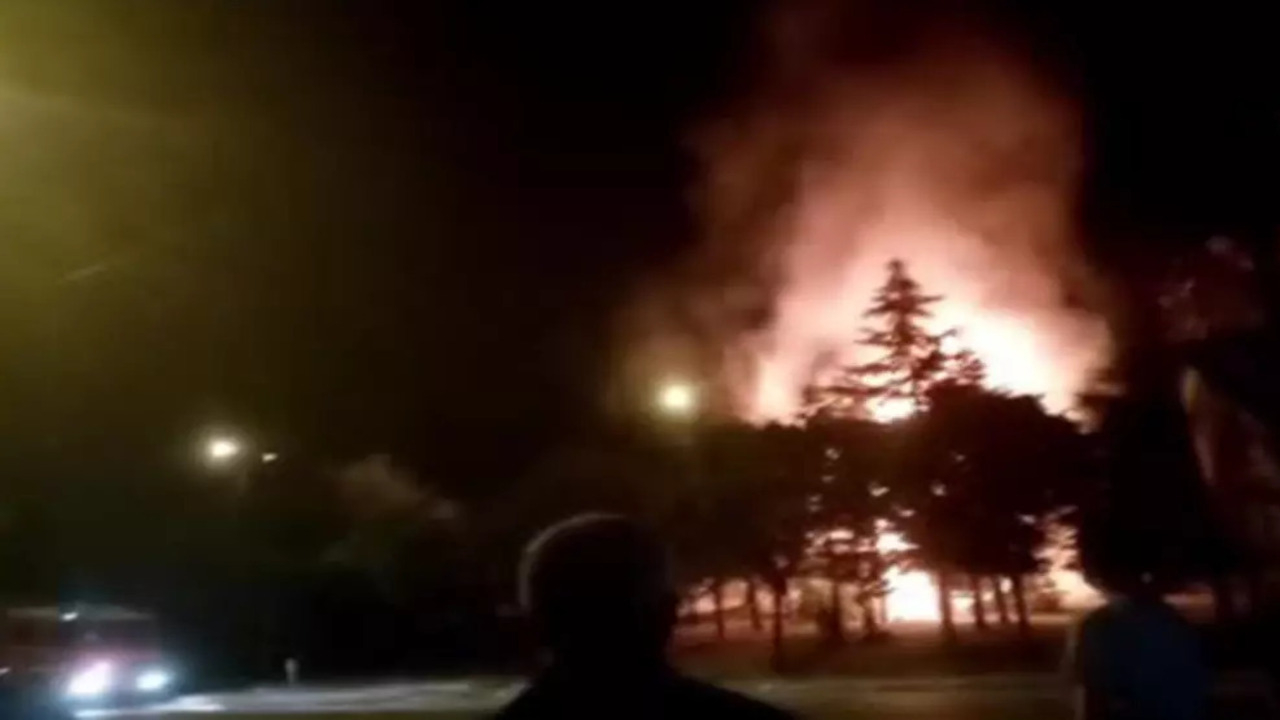 Ankara Elmadağ'da korkutan patlama!
