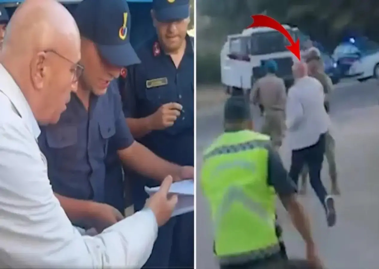 CHP'li Mahmut Tanal önce hakaret etti sonra jandarmayı kovaladı!