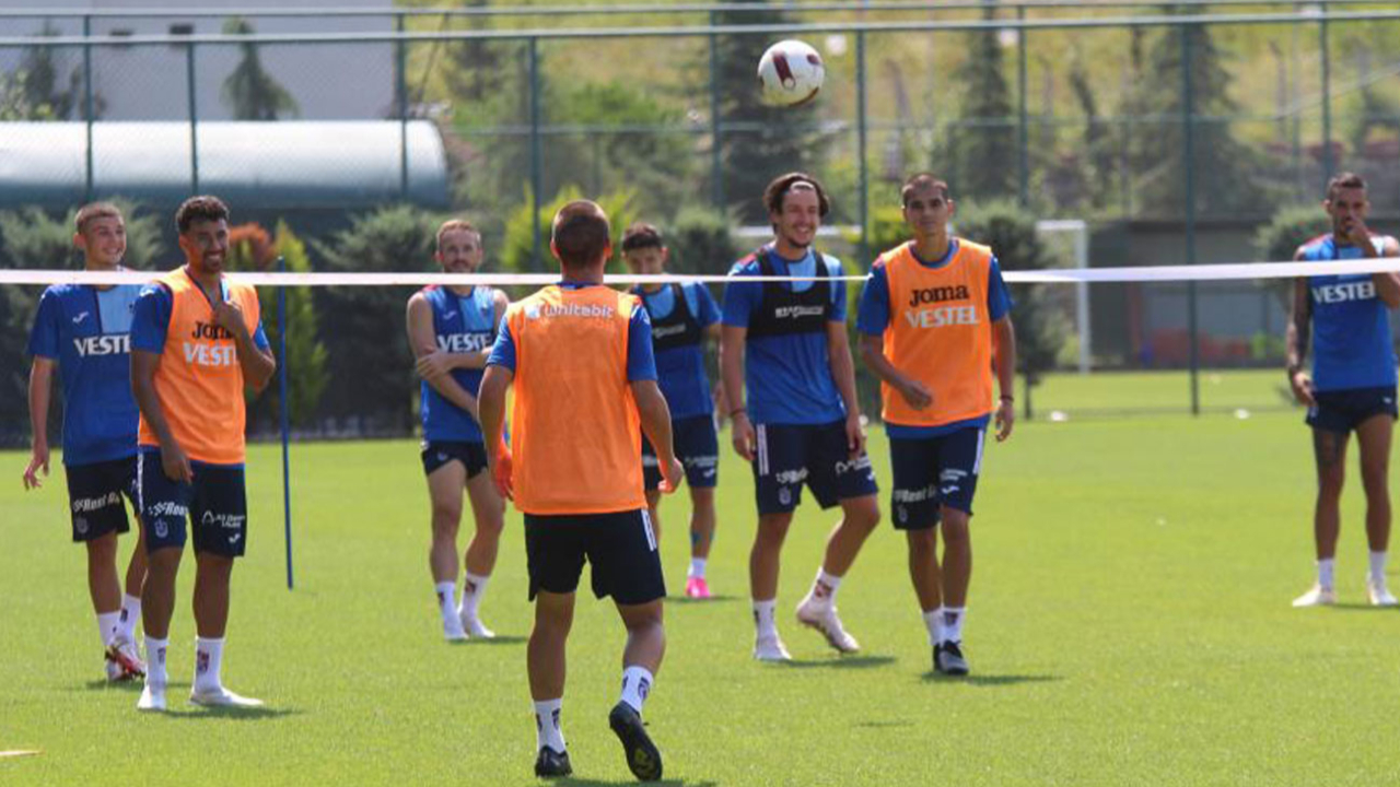 Trabzonspor antrenmanında 7 eksik