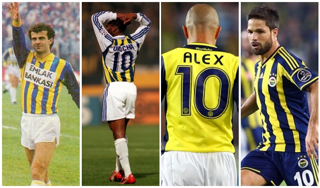 İşte dünden bugüne Fenerbahçe'nin 10 numaraları...