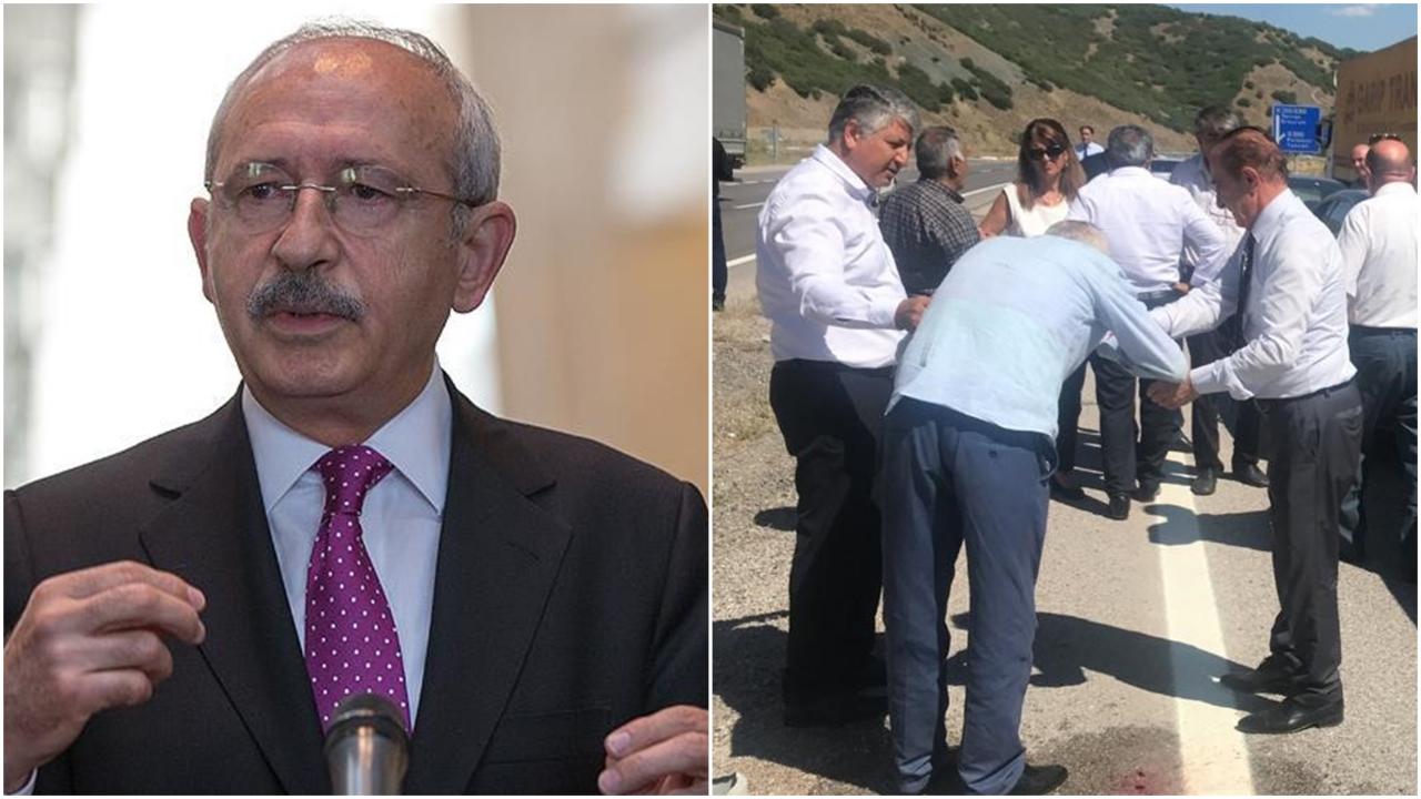 Kemal Kılıçdaroğlu’nun konvoyunda zincirleme kaza: 7 araç birbirine girdi! Yaralılar var