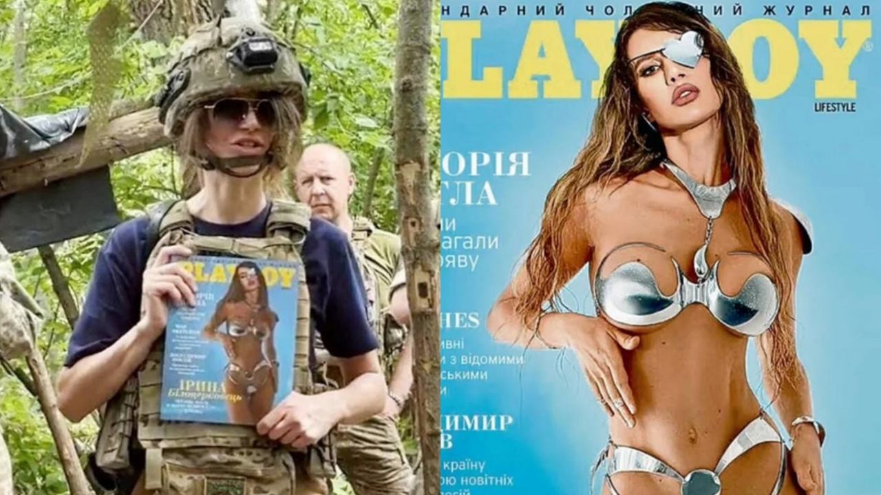 Savaşta gözünü kaybeden Ukraynalı model Playboy'a kapak oldu