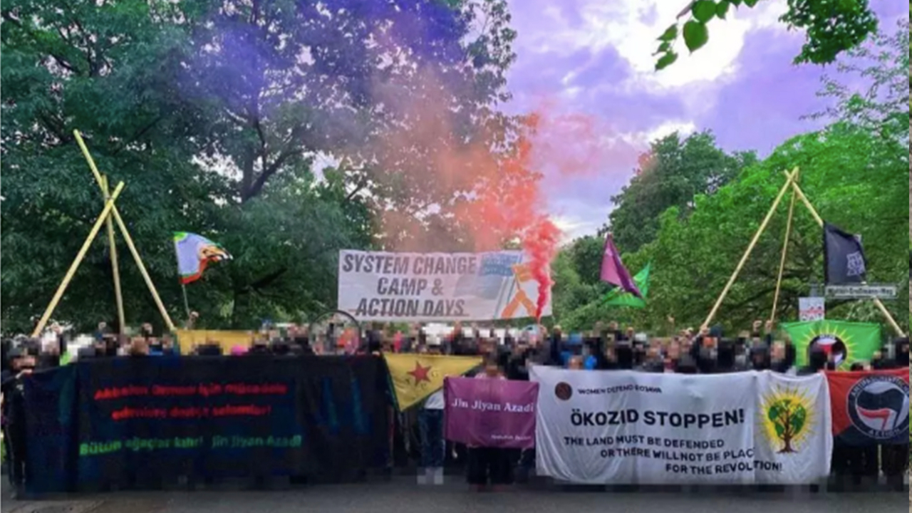 Akbelen protestosuna 'YPG' desteği!