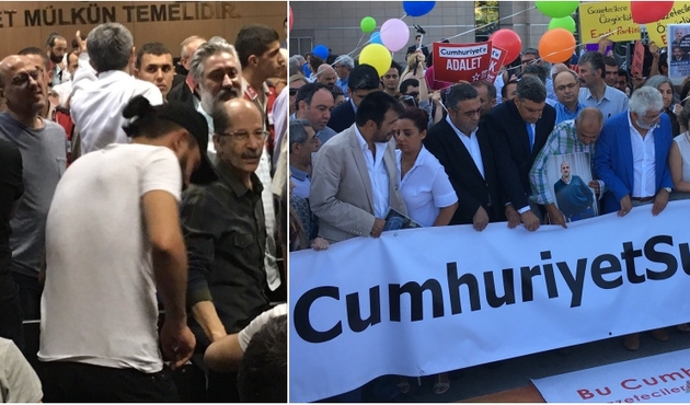 Nuray Mert'i kovarken bu açıklamayı yaptılar: İçerdeki arkadaşlar da bizimle aynı fikirde...