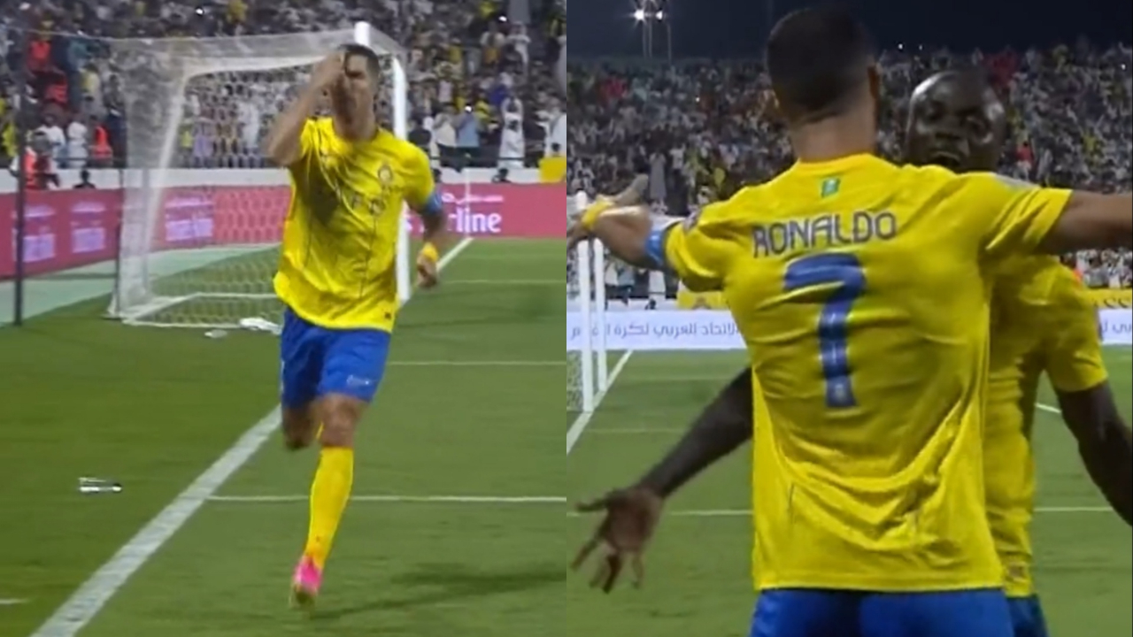 Gol attıktan sonra haç çıkaran Ronaldo, Suudi Arabistan'ı karıştırdı