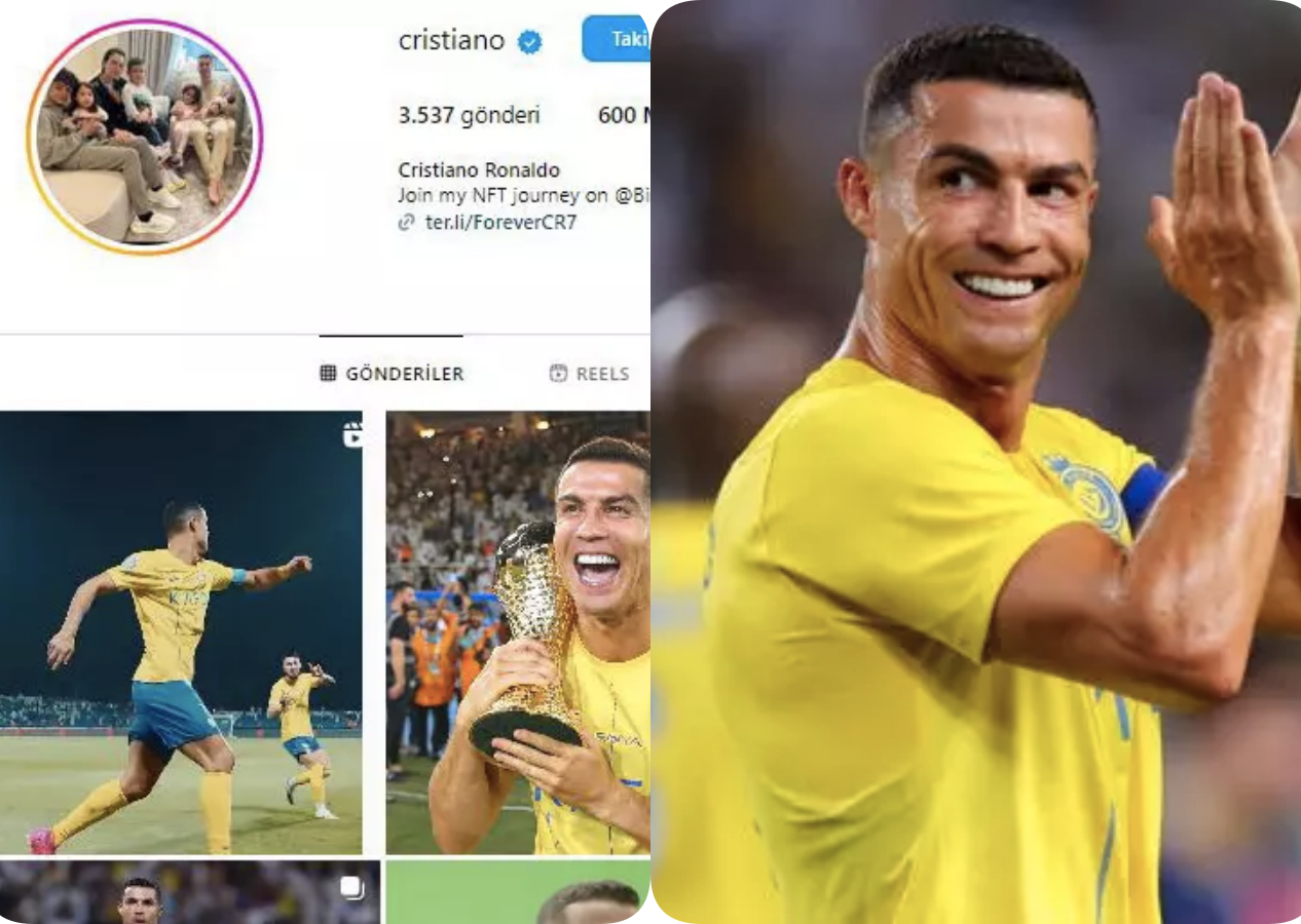 Ronaldo'dan yeni rekor! Paylaşım başına 87 bin TL kazanıyor...