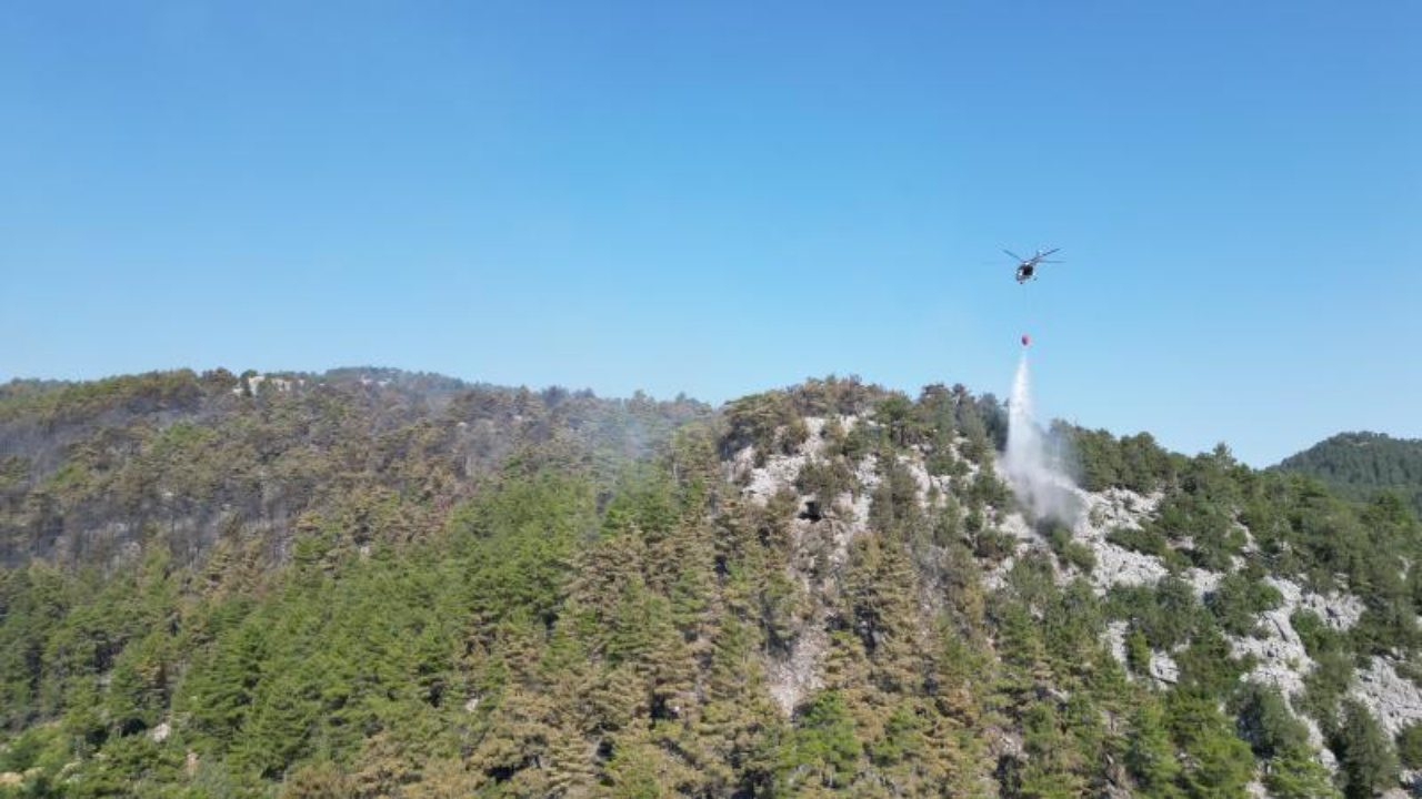 Antalya'daki orman yangını kontrol altına alındı
