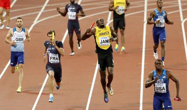 Efsaneden kötü final! Usain Bolt bayrak yarışında sakatlandı...