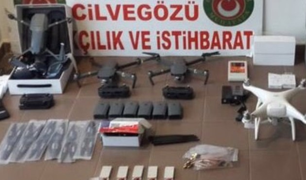 Suriye'ye götürülmek istenen 4 'drone' ele geçirildi!