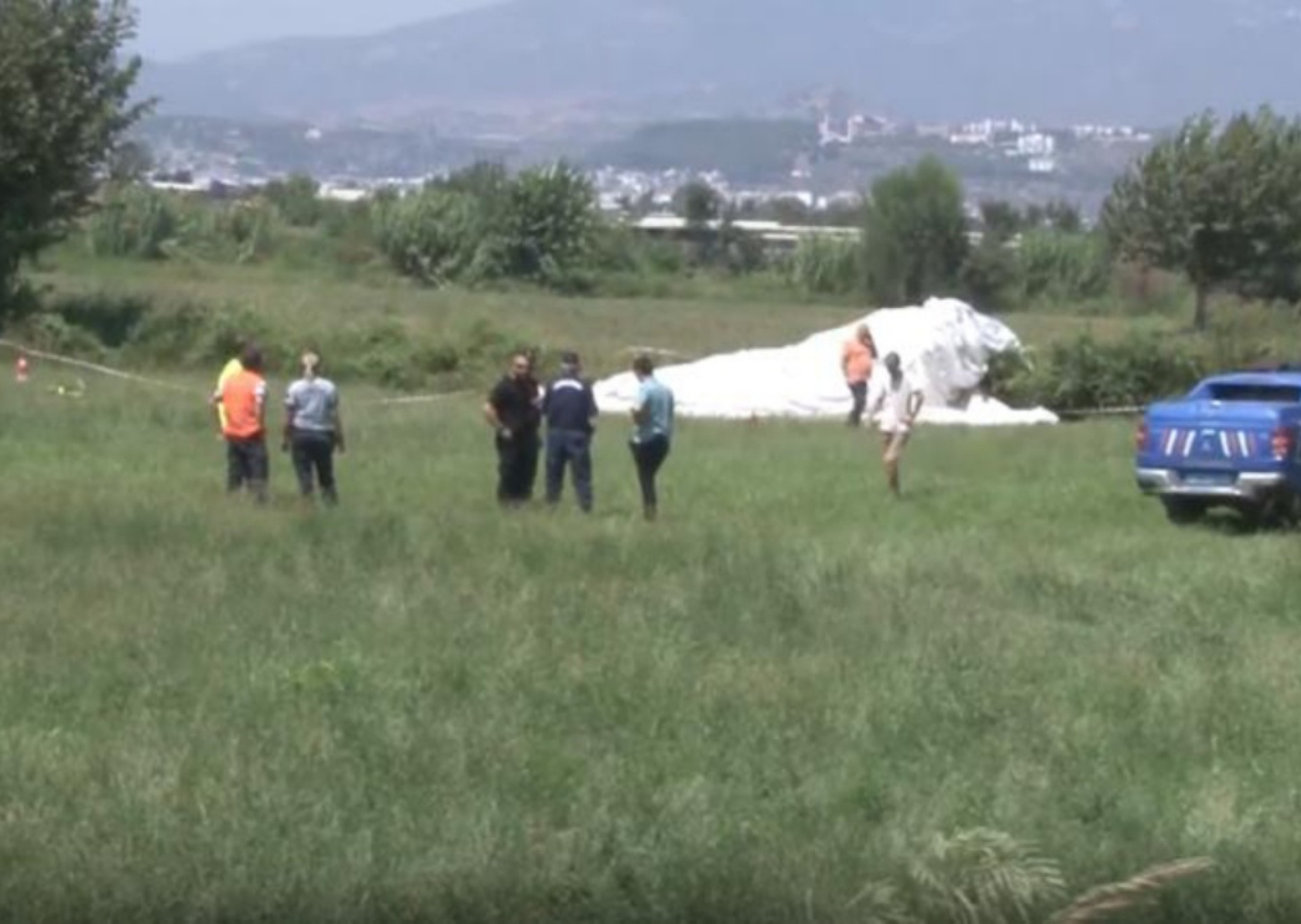Aydın'da eğitim uçağı düştü