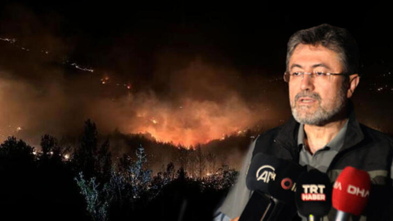 Çanakkale yangınında son durum! Tarım ve Orman Bakanı İbrahim Yumaklı açıkladı