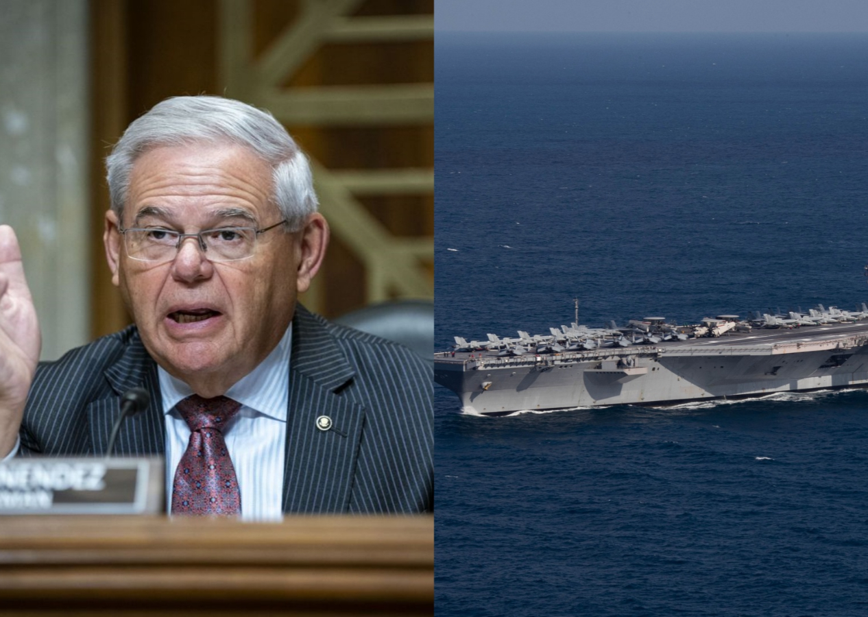 USS GERALD R. FORD VE BOB MENENDEZ