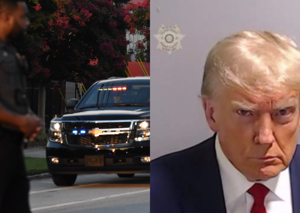 Trump'ın 20 dakikalık cezaevi macerası! Tarihe geçerek geride bu fotoğrafı bıraktı