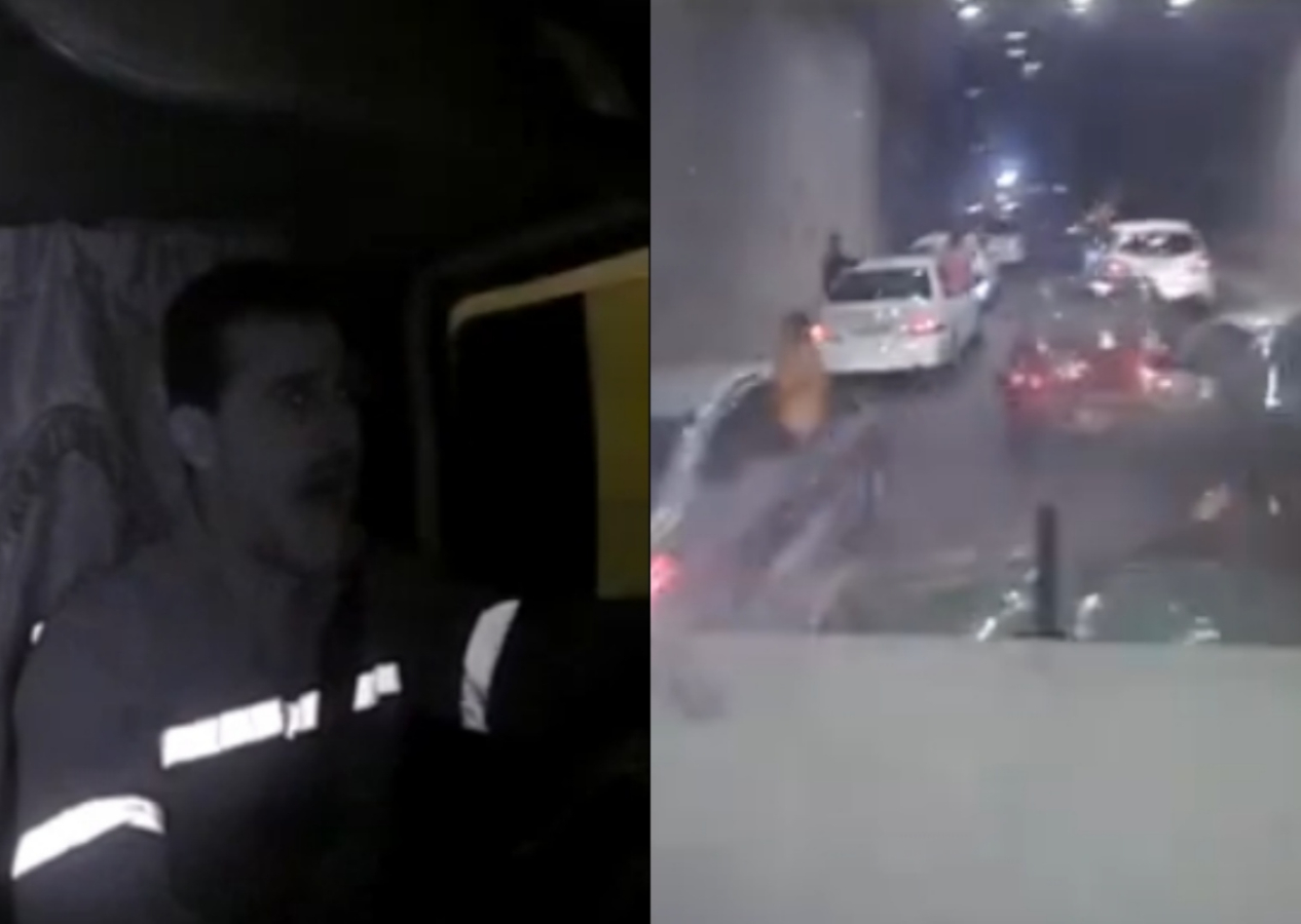 Ürdün'deki korkunç tünel kazasının görüntüleri ortaya çıktı! Görüntüleri izlemeye yürek dayanmaz...