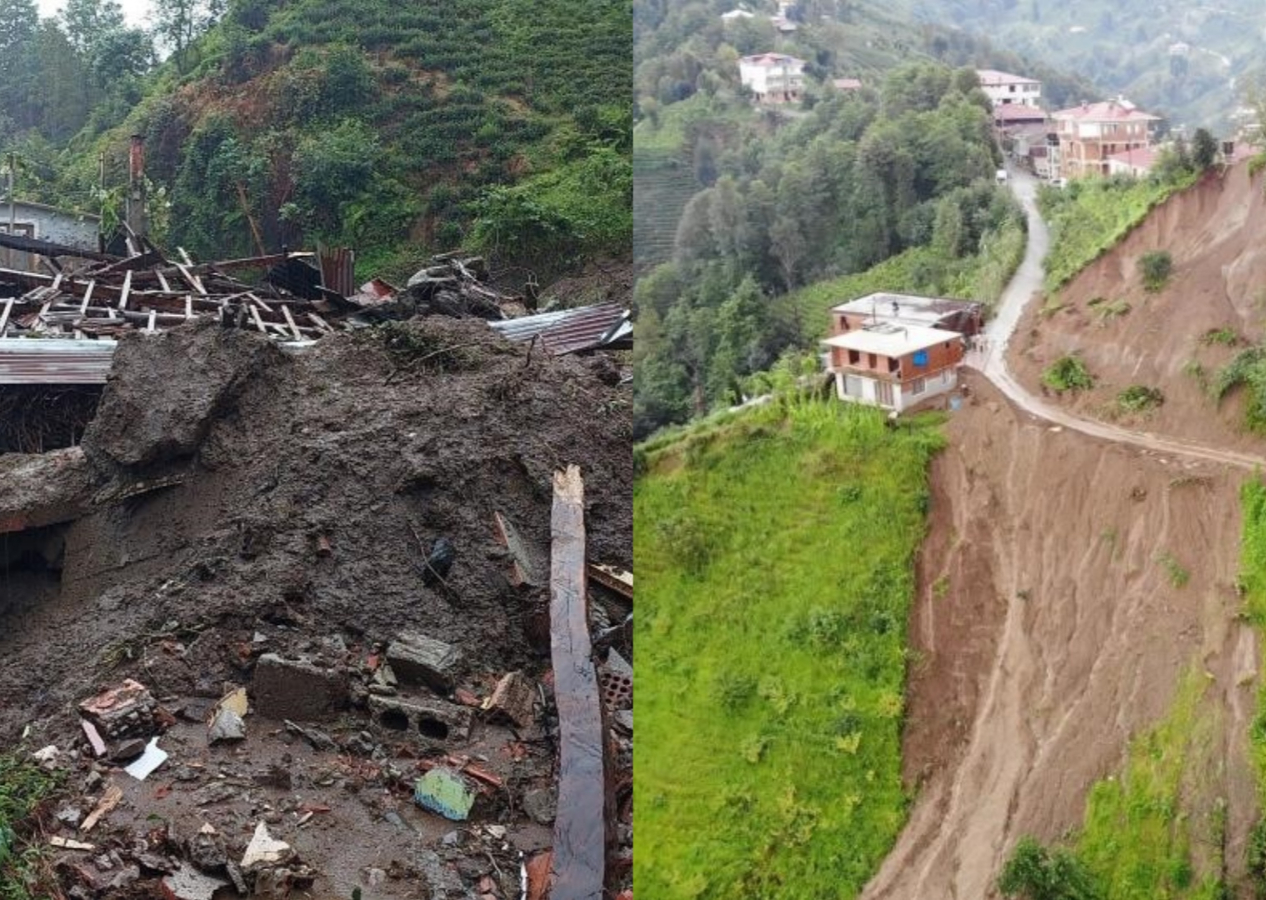 Rize'yi vuran sel ve heyelanların bilançosu belli oldu